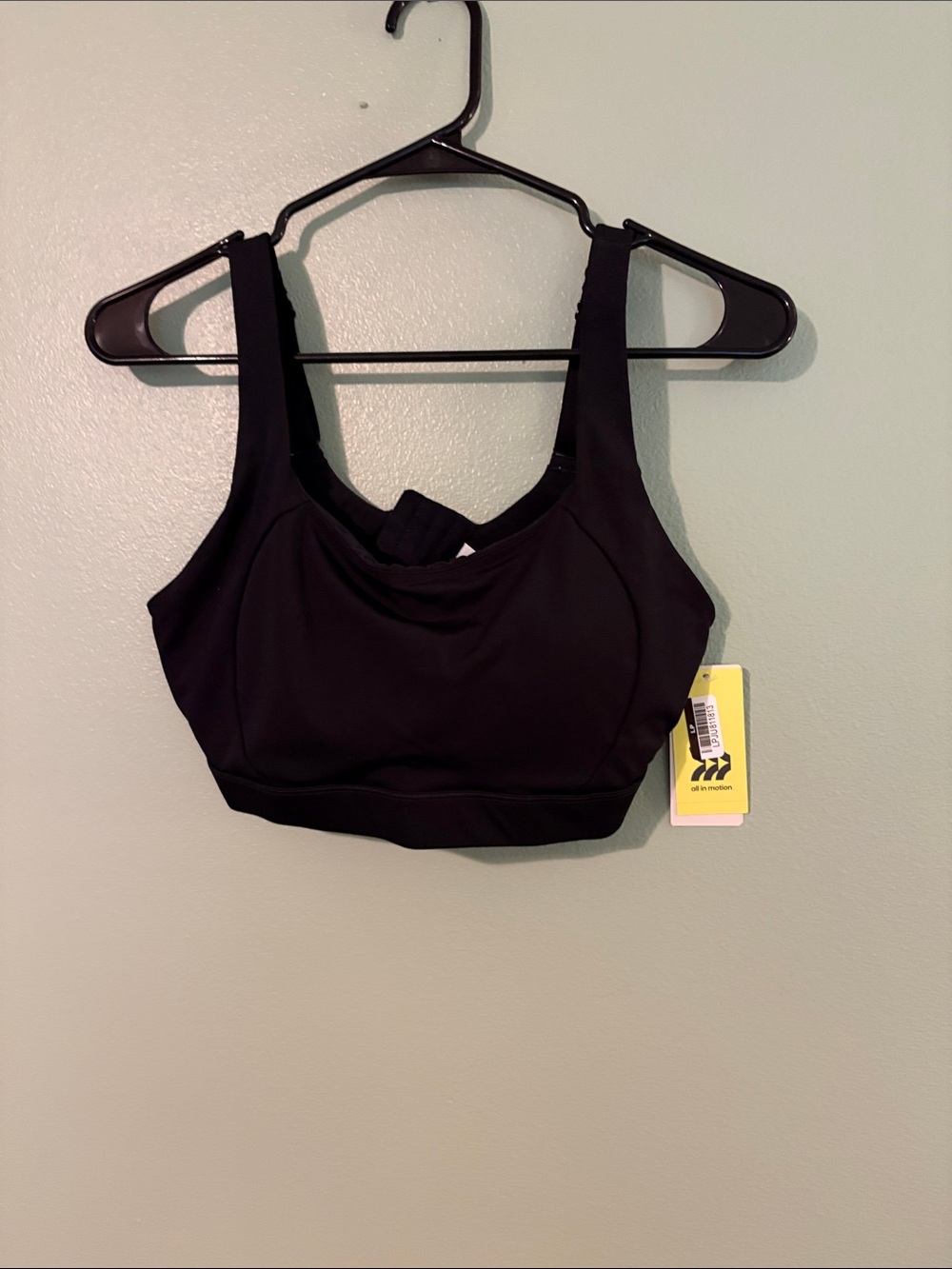 all in motion Black Medium Support Sports Bra